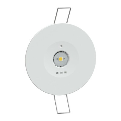 Schneider - Exiway Smartbeam - Bloc d'ambiance encastré SATI 550lm - 1h - IP42 - IK04 - Réf : OVA59303