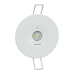 Schneider - Exiway Smartbeam - Bloc d'ambiance encastré SATI 550lm - 1h - IP42 - IK04 - Réf : OVA59303