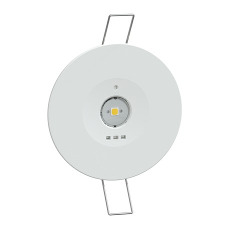 Schneider - Exiway Smartbeam - Bloc d'ambiance encastré SATI 550lm - 1h - IP42 - IK04 - Réf : OVA59303