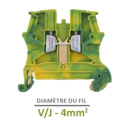Legrand - Bloc jonction Viking 3 - pour cond de protect pied métal - rail sym - pas 6 - Réf: 037171