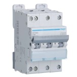 Hager - Disjoncteur 3P+N 6-10kA courbe C - 40A 3 modules - Réf : NFT840