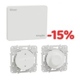 Schneider - Wiser - Kit simulation de présence pour plus de sérénité : automatise volets et éclairage - Réf : CCT520801SP