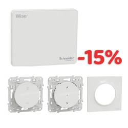 Schneider - Wiser - Kit centralisation volets roulants : commandes groupées programmables - Réf : S670131