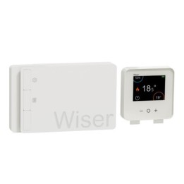 Schneider - Wiser - Thermostat connecté chaudière On/Off ou Opentherm - Génération 2 - Réf : CCTFR6901G2