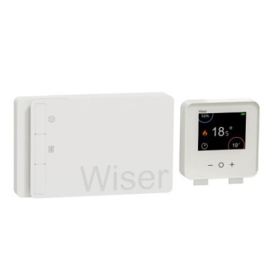 Schneider - Wiser - Thermostat connecté chaudière On/Off ou Opentherm - Génération 2 - Réf : CCTFR6901G2
