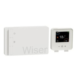 Schneider - Wiser - Thermostat connecté chaudière On/Off ou Opentherm - Génération 2 - Réf : CCTFR6901G2