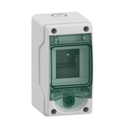 Schneider Mureva - Mini coffret étanche pour appareillage modulaire 80x150mm 3 Modules - Réf : 13956M