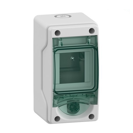 Schneider Mureva - Mini coffret étanche pour appareillage modulaire 80x150mm 3 Modules - Réf : 13956M