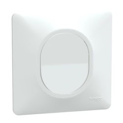 Schneider Ovalis - Lot de 11 interrupteurs va-et-vient complet dont 1 OFFERT - blanc - Réf: PBX0011