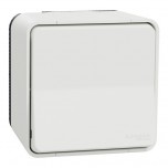 Schneider Mureva Styl - Va et vient complet saillie IP55 - connexion auto - blanc - Réf : MUR39021