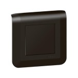 Legrand Mosaic - Poussoir Complet - Noir mat - Support à vis - Réf : 079140L-PV