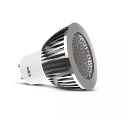 Miidex Lighting - Ampoule LED - GU10 - 5W - 3000°K - Aluminium - 75° - Réf : 100544