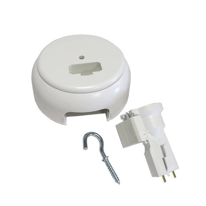 Eur'Ohm - Kit DCL point de centre + douille E27 - XL Pro - Ø85 mm - Réf : 53098