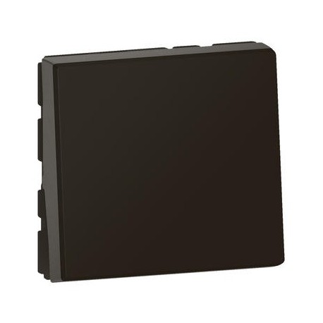 Legrand - Interrupteur ou va-et-vient 10AX 250V~ Mosaic Easy-Led 2 modules – noir mat - Réf : 079111L