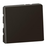 Legrand - Interrupteur ou va-et-vient 10AX 250V~ Mosaic Easy-Led 2 modules – noir mat - Réf : 079111L