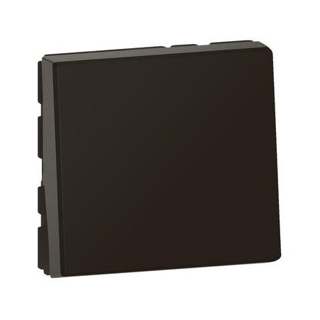 Legrand -  Poussoir ou poussoir inverseur Mosaic Easy-Led 6A 250V~ 2 modules - noir mat - Réf : 099443