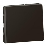 Legrand -  Poussoir ou poussoir inverseur Mosaic Easy-Led 6A 250V~ 2 modules - noir mat - Réf : 099443