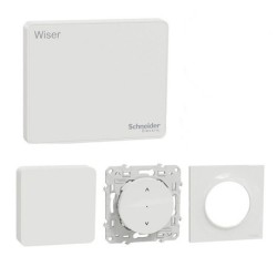 Schneider - Wiser - Kit volets roulants connecté avec capteurs température et humidité intégrés - Réf : S670131CE