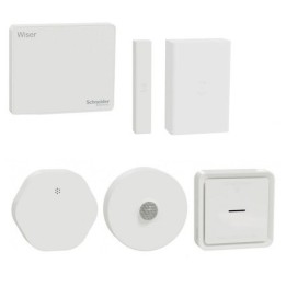 Schneider - Wiser - Kit détection anomalies : surveillance maison en vacances - Réf : S590012SV