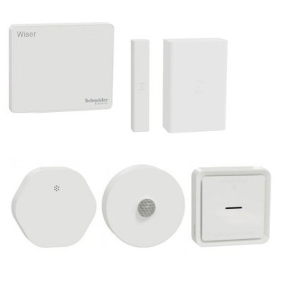 Schneider - Wiser - Kit détection anomalies : surveillance maison en vacances - Réf : S590012SV