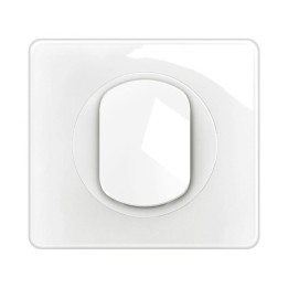 Legrand Céliane - Interrupteur ou va-et-vient 10AX 230V~ - Livré complet - Blanc - Réf : CM0001-P