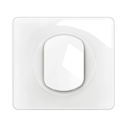 Legrand Céliane - Interrupteur ou va-et-vient 10AX 230V~ - Livré complet - Blanc - Réf : CM0001-P