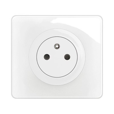 Legrand Céliane - Prise de courant standard - Livrée complète - 16A 250V 2P+T - Blanc - Réf : CM0111-P