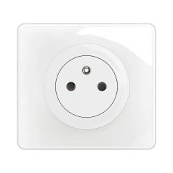 Legrand Céliane - Prise de courant standard - Livrée complète - 16A 250V 2P+T - Blanc - Réf : CM0111-P