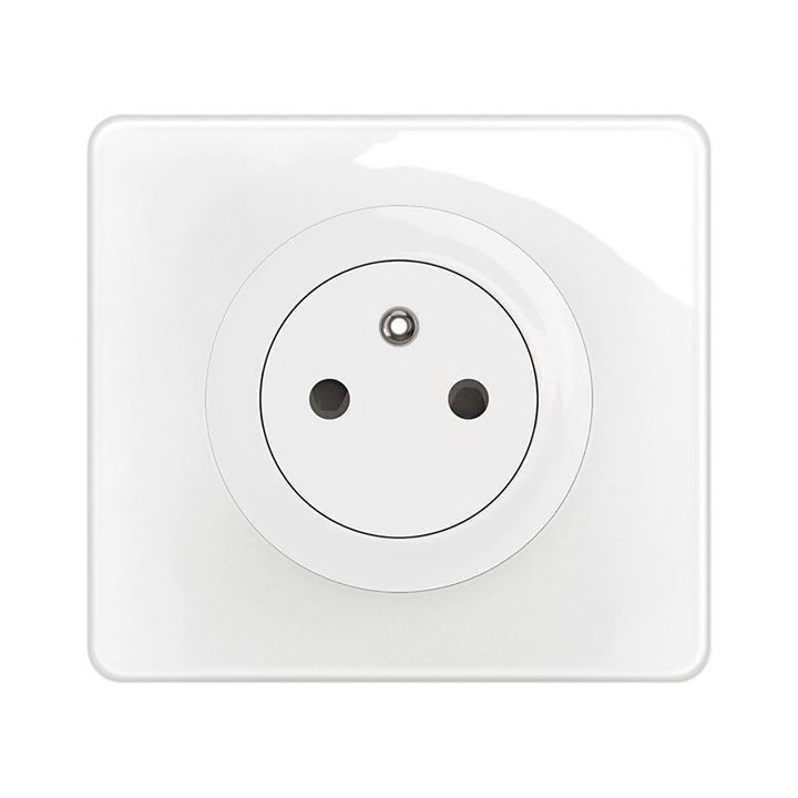 Legrand Céliane - Prise de courant standard - Livrée complète - 16A 250V 2P+T - Blanc - Réf : CM0111-P
