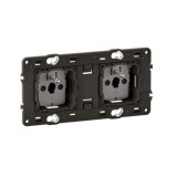 Legrand Céliane - Prise double 2x2P+T 16A 250V Précâblée - Réf : CM0112