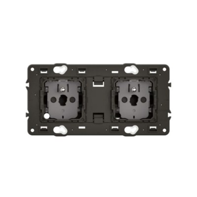 Legrand Céliane - Prise double 2x2P+T 16A 250V Précâblée - Réf : CM0112