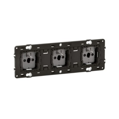 Legrand Céliane - Prise triple 3x2P+T 16A 250V Céliane précâblée - Réf : CM0113