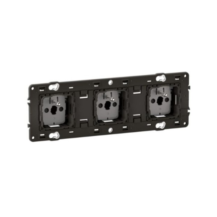 Legrand Céliane - Prise triple 3x2P+T 16A 250V Céliane précâblée - Réf : CM0113