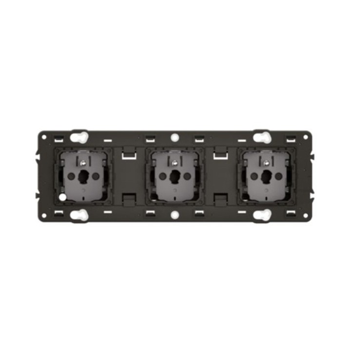 Legrand Céliane - Prise triple 3x2P+T 16A 250V Céliane précâblée - Réf : CM0113
