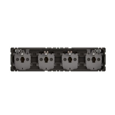 Legrand Céliane - Prise quadruple compacte 4x2P+T 16A 250V Précâblée - Réf : CM0114