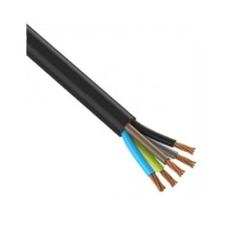 Câble U1000 R2V CU (Rigide) - 5G10 mm² - Coupe au mètre - Réf : R2V-5G10