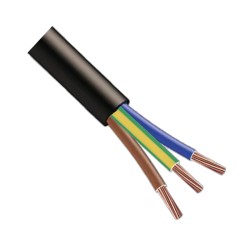Câble H07 RNF (Souple) - 3G10 mm² - Coupe au mètre - Réf : RNF-3G10-souple