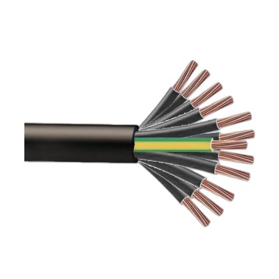 Câble U1000 R2V CU (Rigide) - 12G1.5 mm² - Coupe au mètre - Réf : R2V-12G1.5
