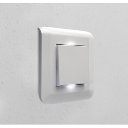 Legrand Mosaic - Va-et-vient complet blanc avec voyant témoin - Réf : 099691VT