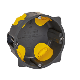 Boîte d'encastrement monoposte Eco Batibox pour prise 20A et 32A Ø85mm - profondeur 40mm - Réf : 080086L