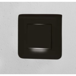 Legrand Mosaic - Va-et-Vient complet noir mat avec voyant témoin - Support à vis - Réf : 079111L-PVVT