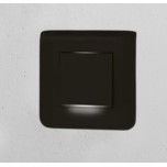 Legrand Mosaic - Va-et-Vient complet noir mat avec voyant témoin - Support à vis - Réf : 079111L-PVVT