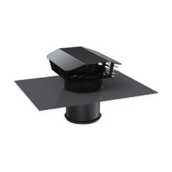Soler & Palau - Chapeau de toiture  Ø125 mm - couleur ardoise - Réf : 872011