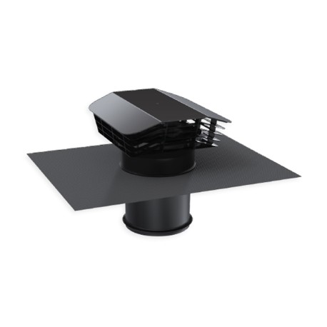 Soler & Palau - Chapeau de toiture  Ø125 mm - couleur ardoise - Réf : 872011