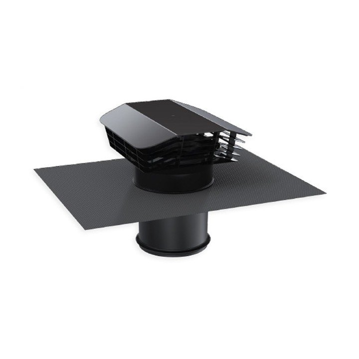 Soler & Palau - Chapeau de toiture  Ø125 mm - couleur ardoise - Réf : 872011