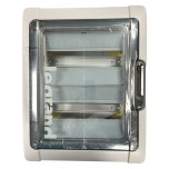 Legrand - Coffret Plexo étanche - IP65 - IK09 - 2x12 mod - Borniers Terre+Neutre - Rayure + défaut coin coffret - Réf : 601832-D