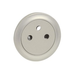 Legrand Céliane - Enjoliveur pour Prise 2P+T Surface - Titane - Réf : 068411