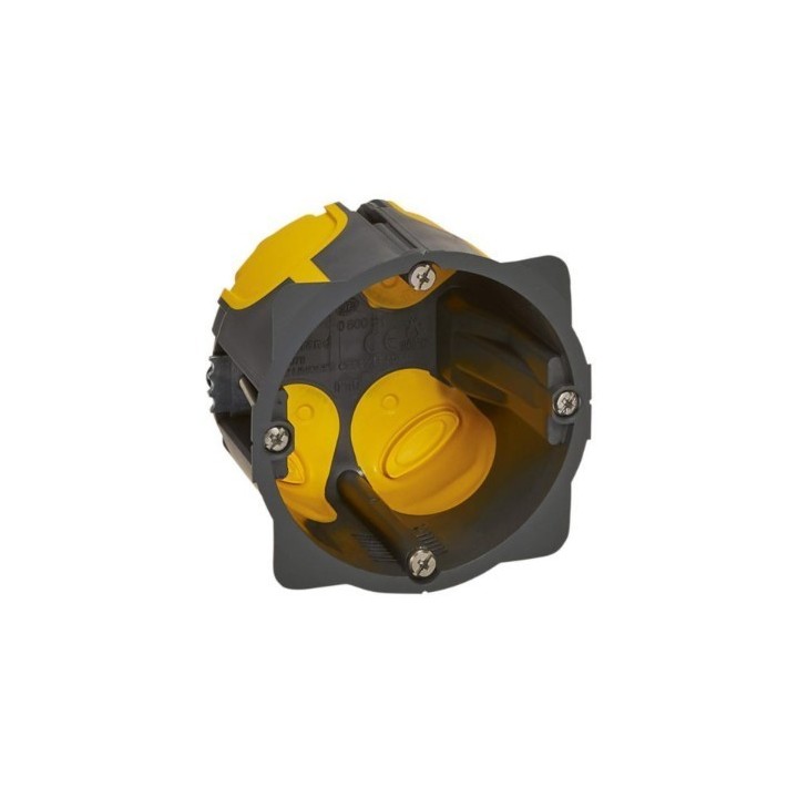 Legrand - Boîte d'encastrement monoposte Eco Batibox Ø 67mm ou - 2 modules - profondeur 50mm - Réf : 080031L