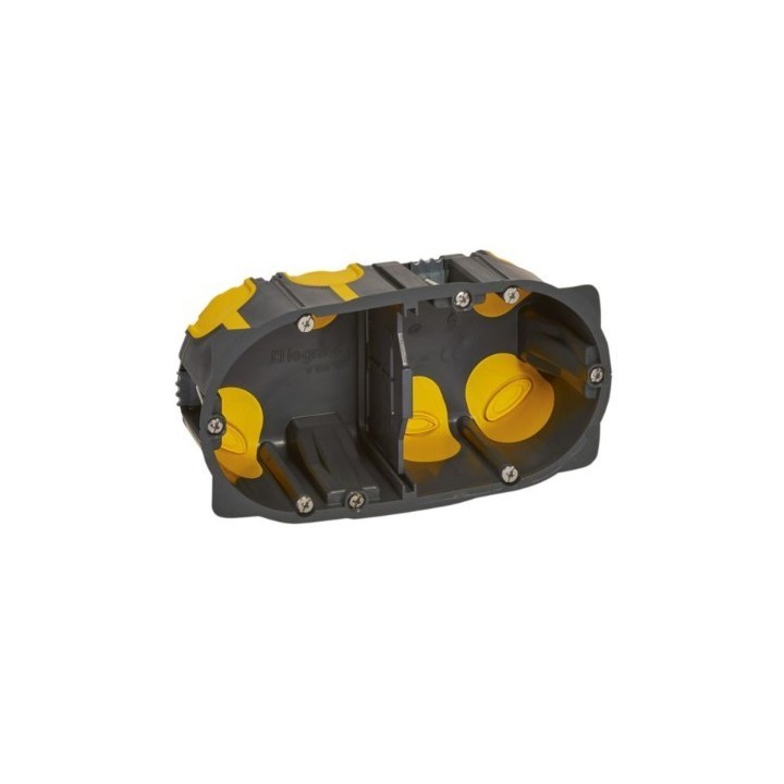 Legrand - Boîte d'encastrement multiposte Eco Batibox - 2 postes ou 4 à 5 modules - profondeur 50mm - Réf : 080032L