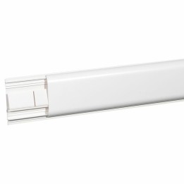 Legrand - Lot de 15 mètres de plinthe DLPlus 120x20mm 2 compartiments 1 couvercle longueur 2m - blanc - Réf : 030089